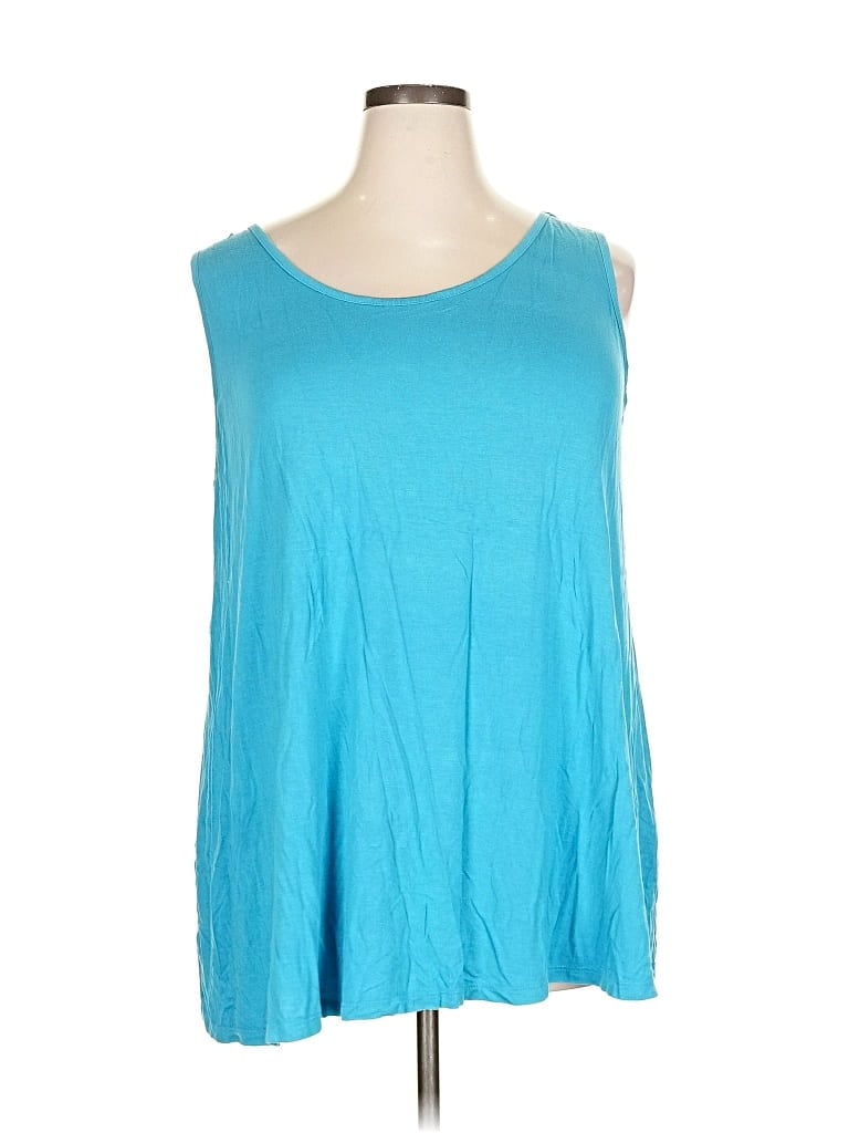 LANE BRYANT Pre-owned Sleeveless T-shirt In Blue