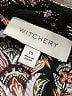 Witchery 100% Viscose Black Long Sleeve Blouse Size 10 - photo 7