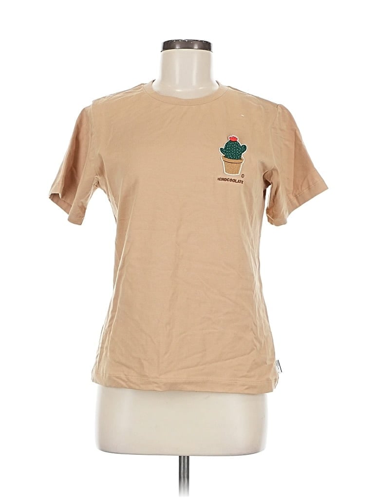 Pre-owned Chocolate Short Sleeve T-shirt In Brown