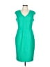 Ellen Tracy Solid Green Cocktail Dress Size 10 - photo 1
