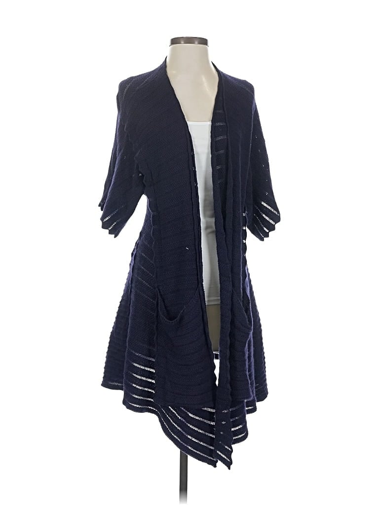 Pre-owned Guinevere Cardigan Sweater In Blue