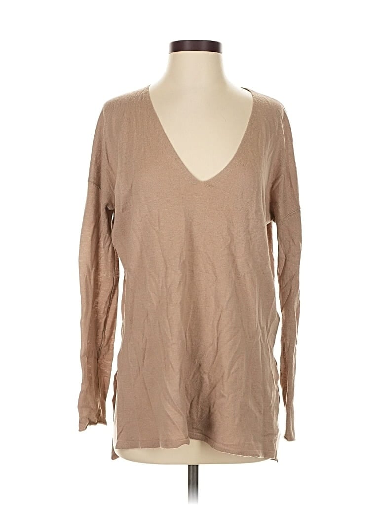 Pre-owned Babaton Pullover Sweater In Brown