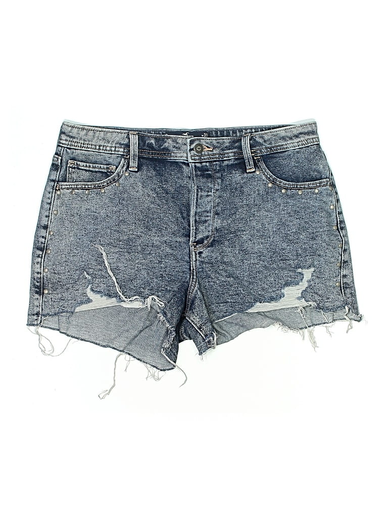 Click to view more detailed imagery on our partner's website Pre-owned Hollister Denim Shorts In Blue