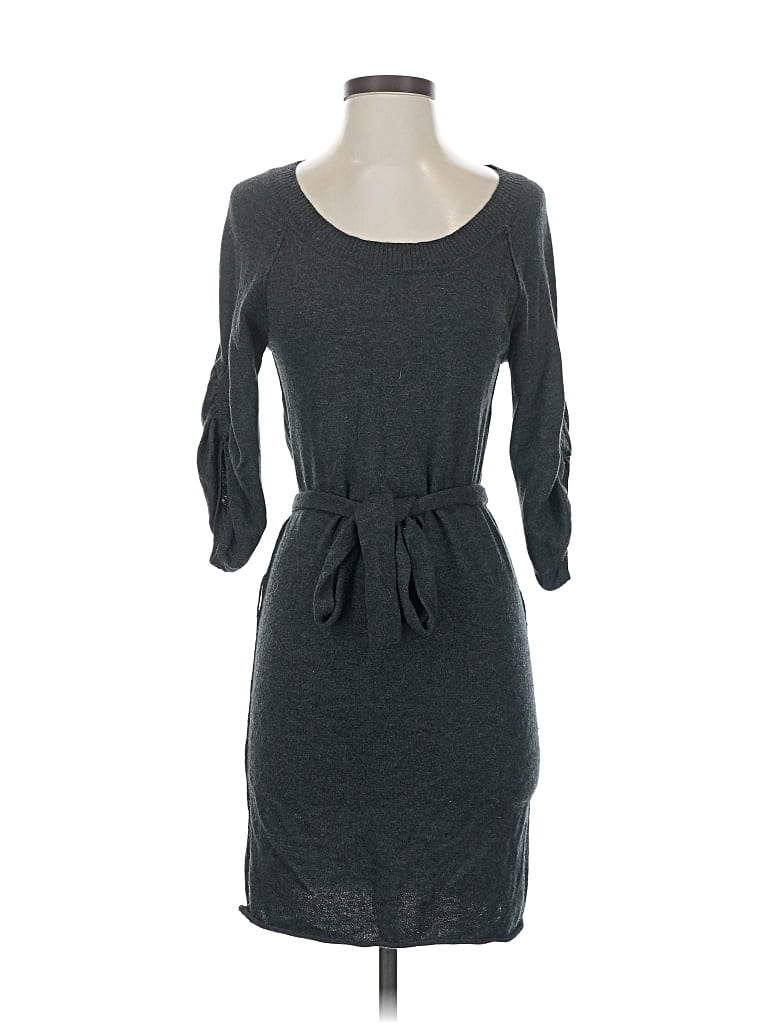 ELLA MOSS Pre-owned Wool Cardigan Sweater In Gray