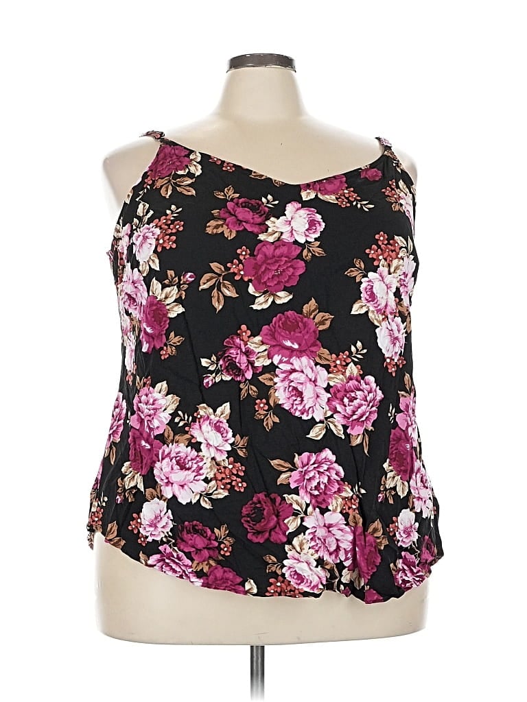 Pre-owned Torrid Sleeveless Blouse In Black