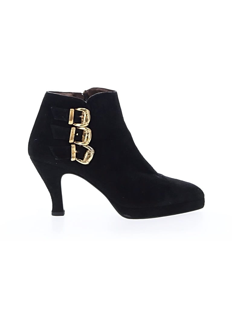 Pre-owned Unbranded Ankle Boots In Black