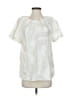 Lee Mathews Ivory Short Sleeve Blouse Size XS (0) - photo 1