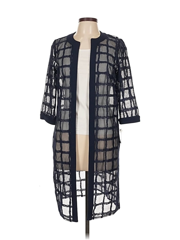 Pre-owned Maya Brooke Cardigan Sweater In Gray