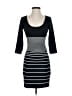 Max Studio Stripes Black Casual Dress Size S - photo 1