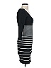 Max Studio Stripes Black Casual Dress Size S - photo 4
