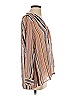 Joie 100% Silk Tan Long Sleeve Silk Top Size S - photo 4