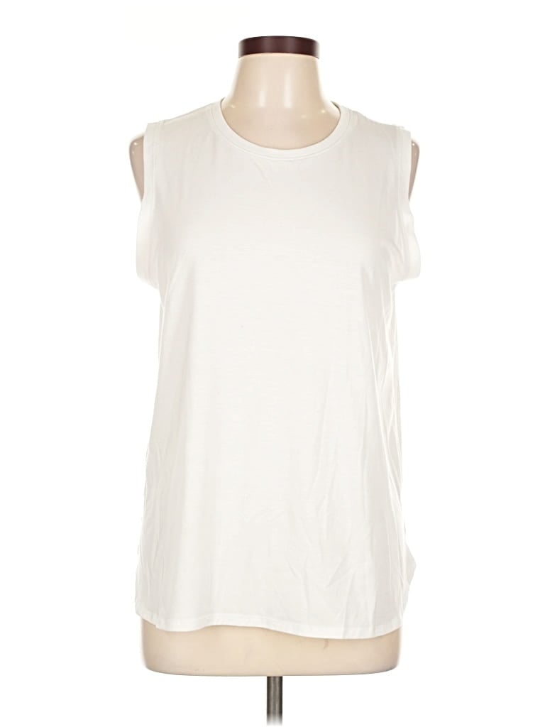 Pre-owned Tek Gear Sleeveless T-shirt In White