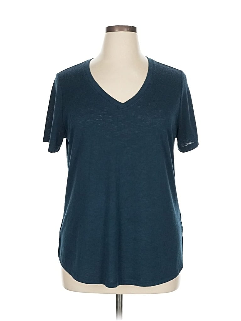 Pre-owned Gap Short Sleeve T-shirt In Blue