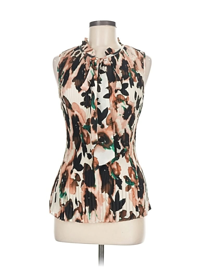 Click to view more detailed imagery on our partner's website Pre-owned Dkny Sleeveless Blouse In Brown