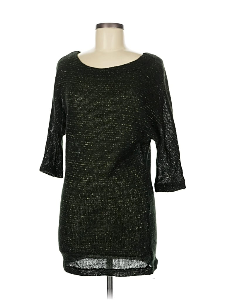 Pre-owned Sparkle & Fade Pullover Sweater In Green