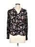 Witchery 100% Viscose Black Long Sleeve Blouse Size 10 - photo 1