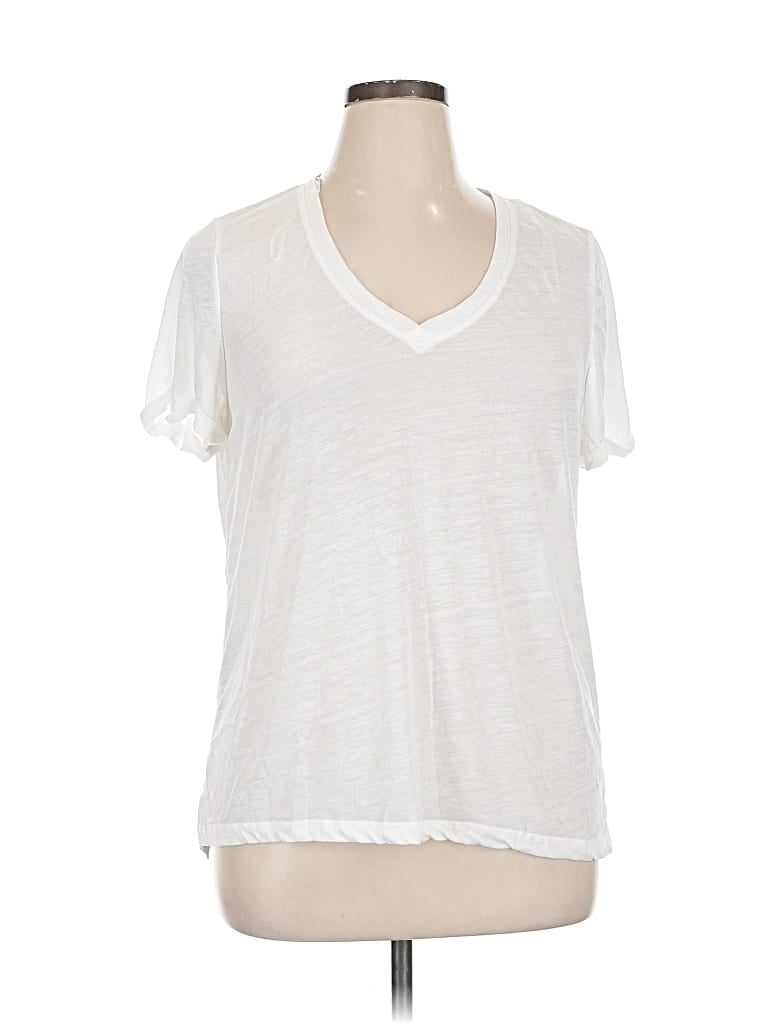 Pre-owned Hippie Rose Short Sleeve T-shirt In White
