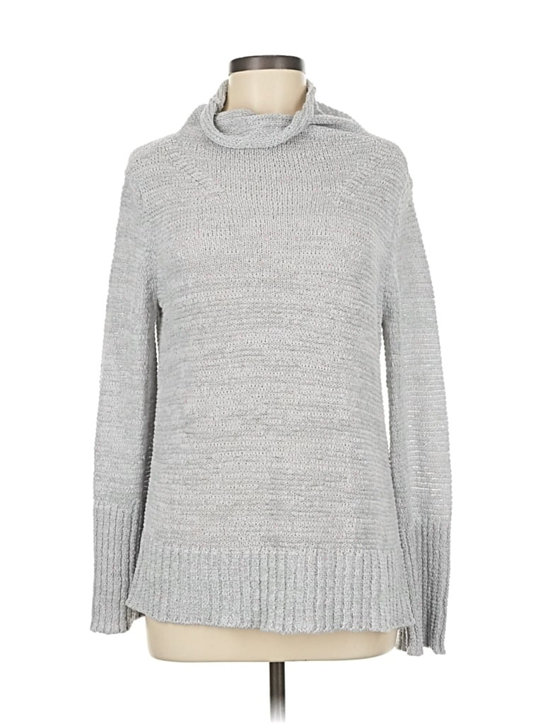 NIC + ZOE Pre-owned Turtleneck Sweater In Gray