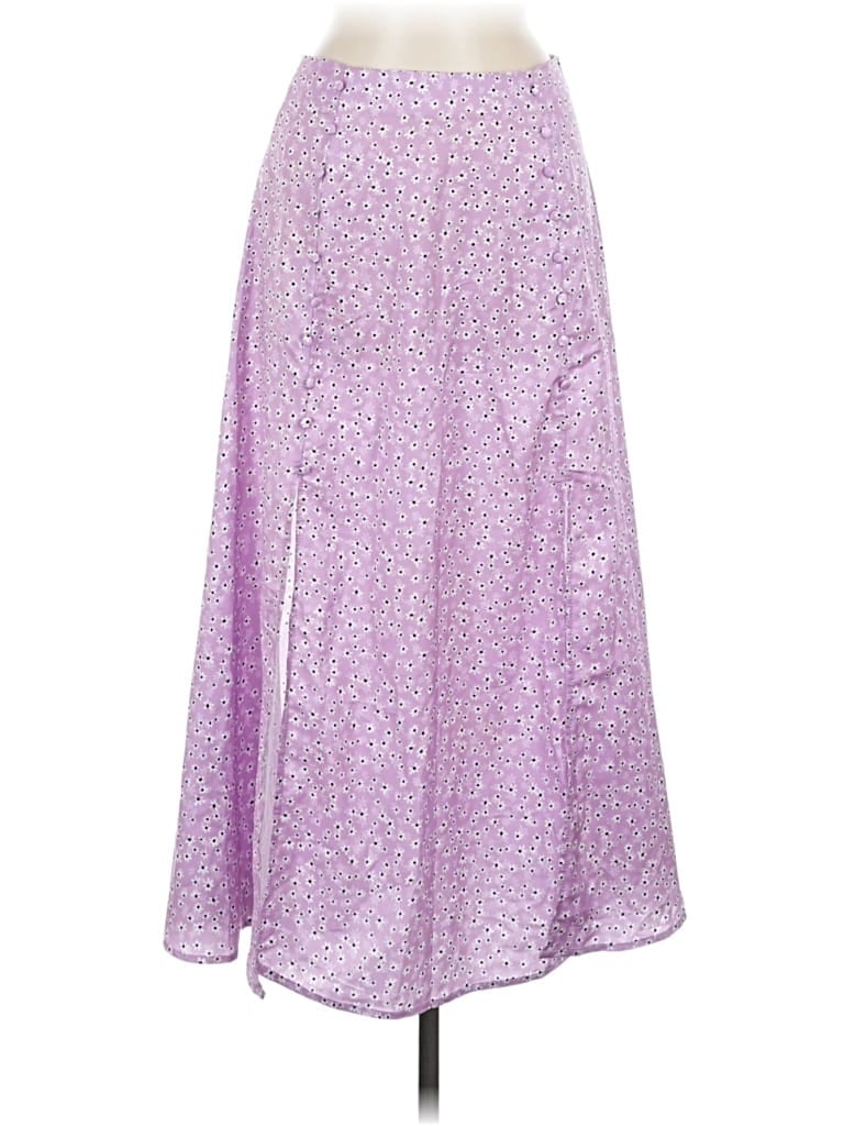 Pre-owned Unbranded Casual Skirt In Purple