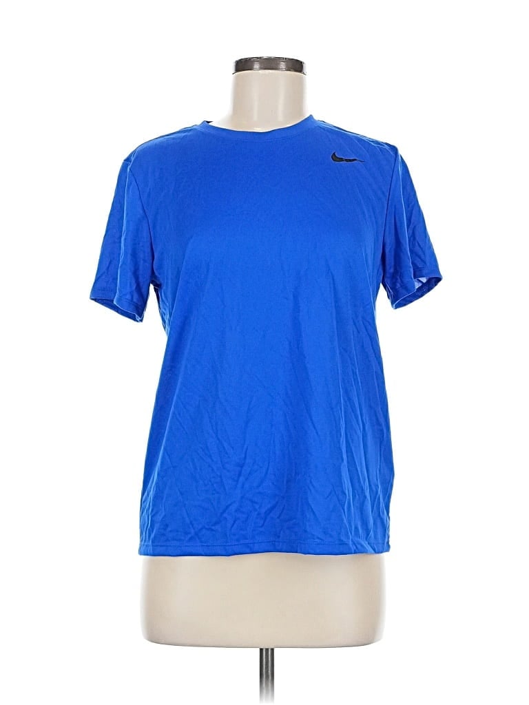 Pre-owned Nike Active T-shirt In Blue