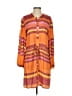 Chaser 100% Rayon Orange Casual Dress Size S - photo 1