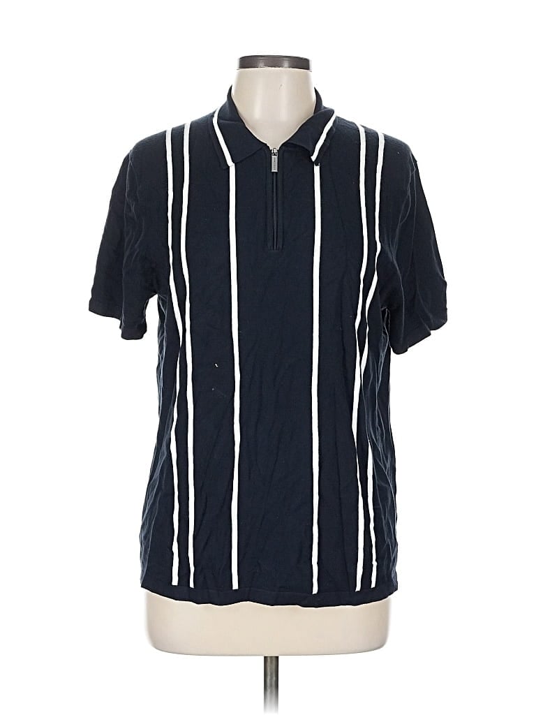 Click to view more detailed imagery on our partner's website Pre-owned Perry Ellis Short Sleeve Polo Shirt In Blue