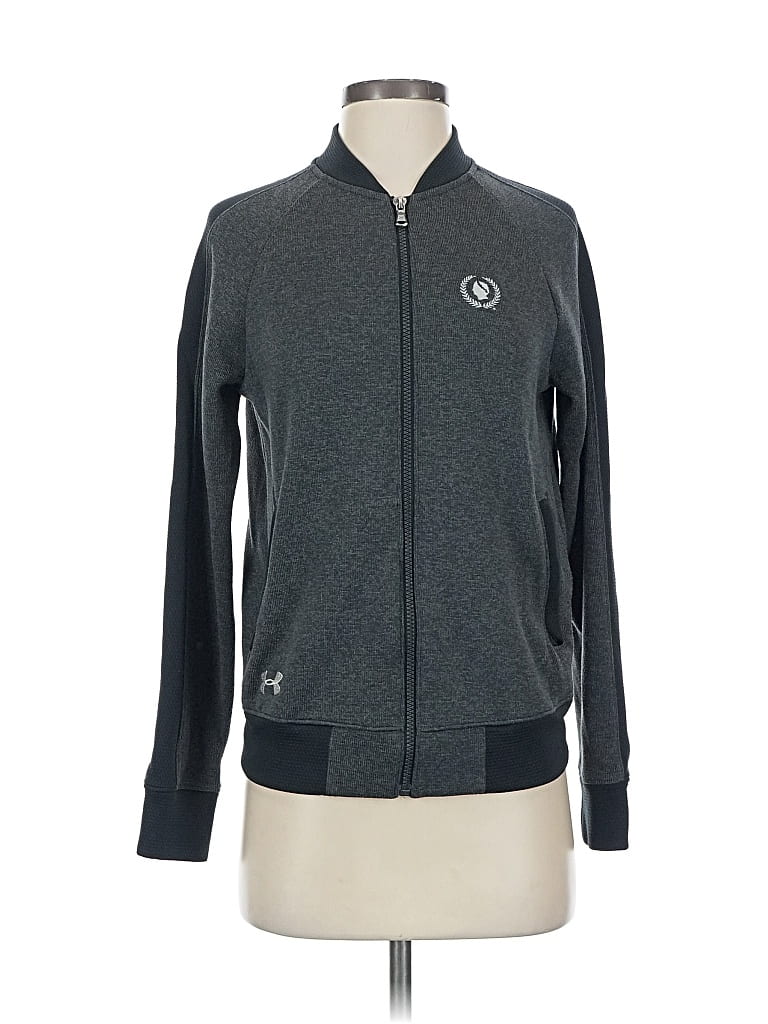 Pre-owned Under Armour Track Jacket In Gray