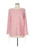 Max Studio 100% Cotton Red Long Sleeve Top Size M - photo 1