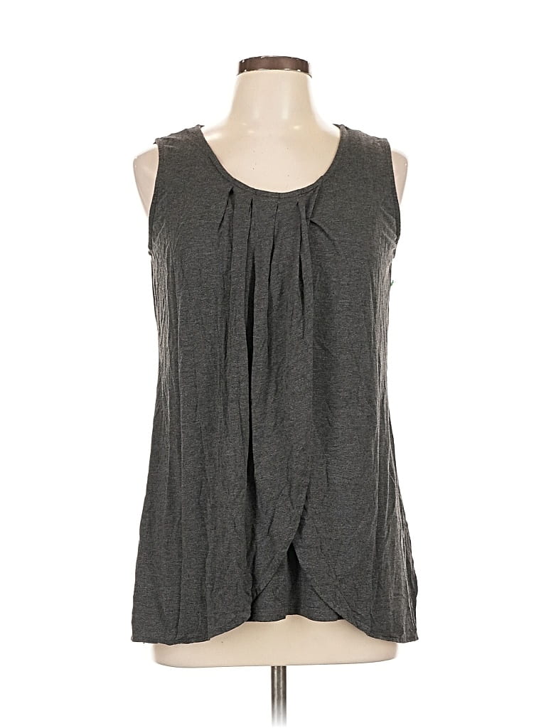 Pre-owned Unbranded Sleeveless T-shirt In Gray