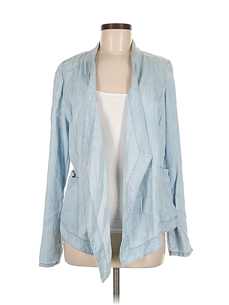 Pre-owned White House Black Market Kimono In Blue