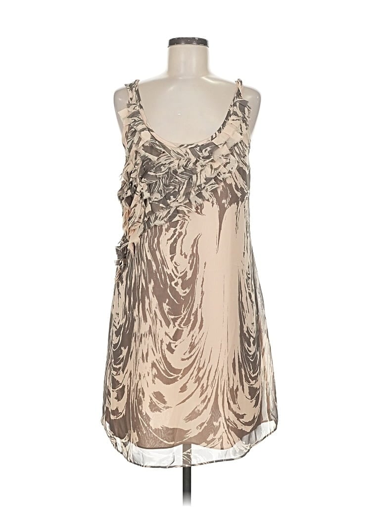 Pre-owned Lc Lauren Conrad Cocktail Dress In Brown