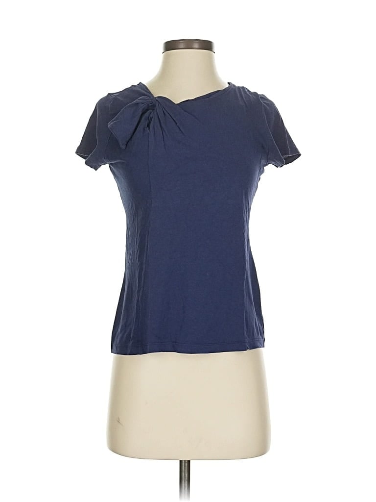 Pre-owned Banana Republic Short Sleeve T-shirt In Blue