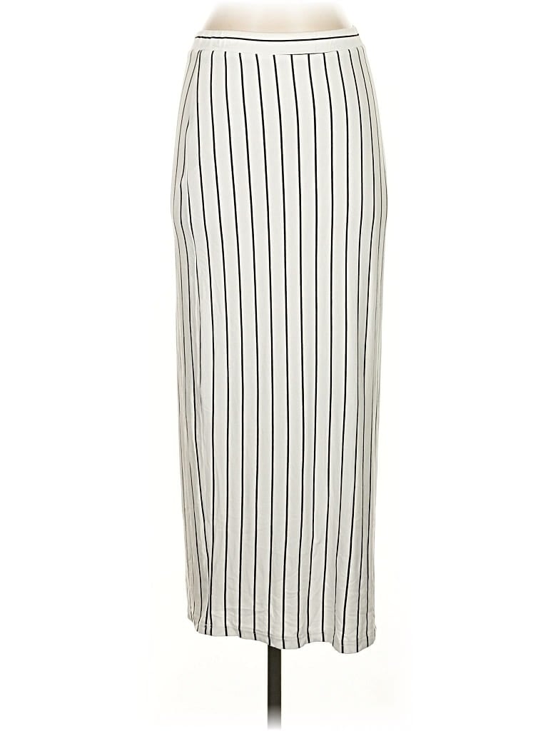 Pre-owned Bobeau Casual Skirt In White