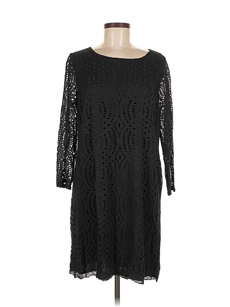 Pre-owned J.crew Factory Store Casual Dress In Black