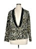Mossimo 100% Polyester Animal Print Gold Blazer Size XL - photo 1