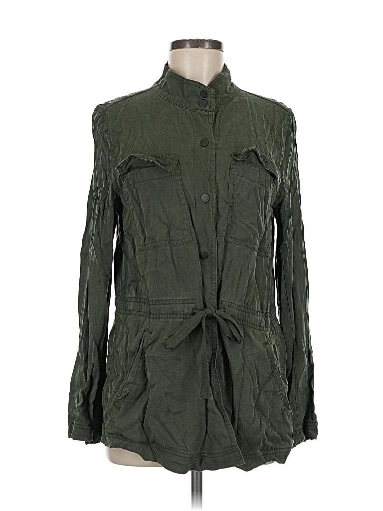 Pre-owned Ann Taylor Loft Outlet Jacket In Green