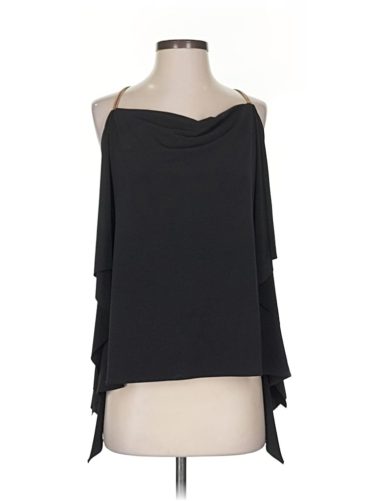 Pre-owned Express Sleeveless Blouse In Black