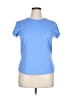SJB Active by St. John's Bay Solid Blue Active T-Shirt Size XL - photo 1