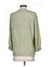 Joie 100% Silk Green 3/4 Sleeve Silk Top Size S - photo 2