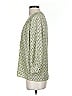 Joie 100% Silk Green 3/4 Sleeve Silk Top Size S - photo 5