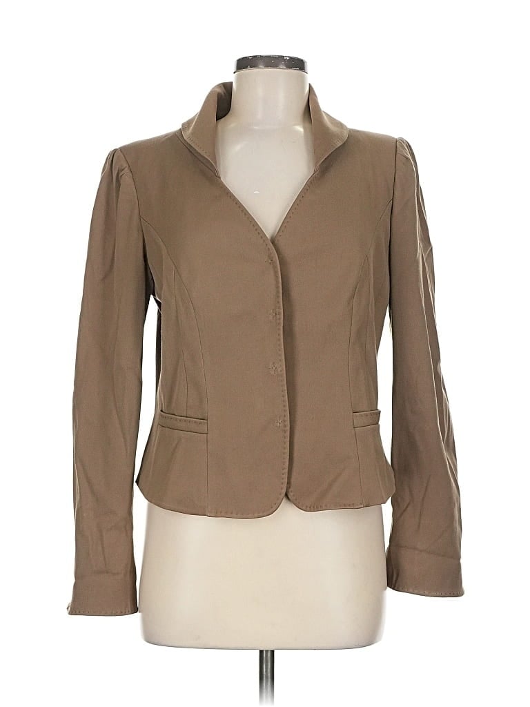 Click to view more detailed imagery on our partner's website Pre-owned Elie Tahari Wool Blazer Jacket In Brown