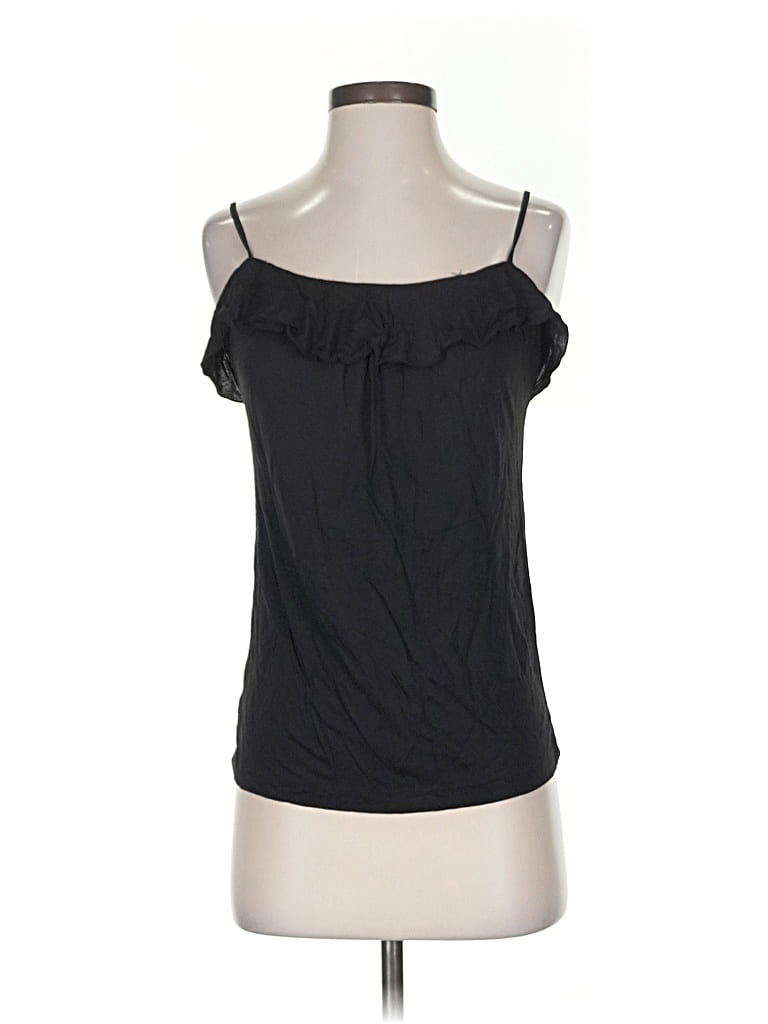 Pre-owned Ann Taylor Loft Tank Top Black Strapless Neckline Tops