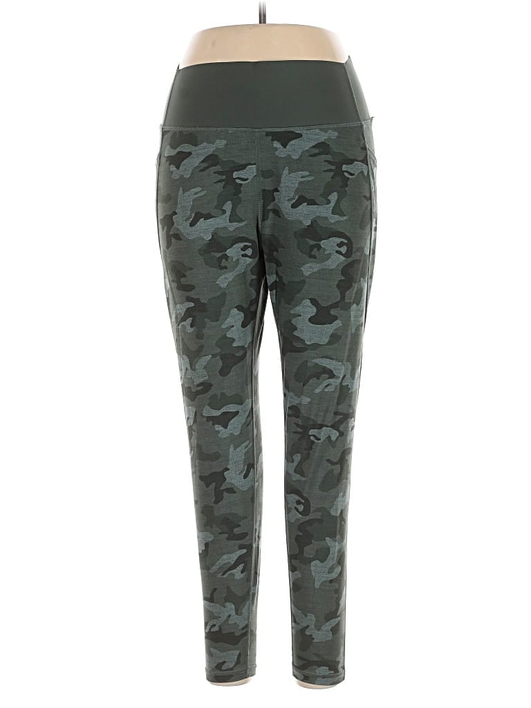 Pre-owned Gap Fit Active Pants In Green