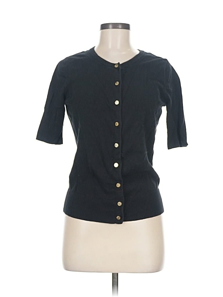 Pre-owned Anne Klein Cardigan Sweater In Black