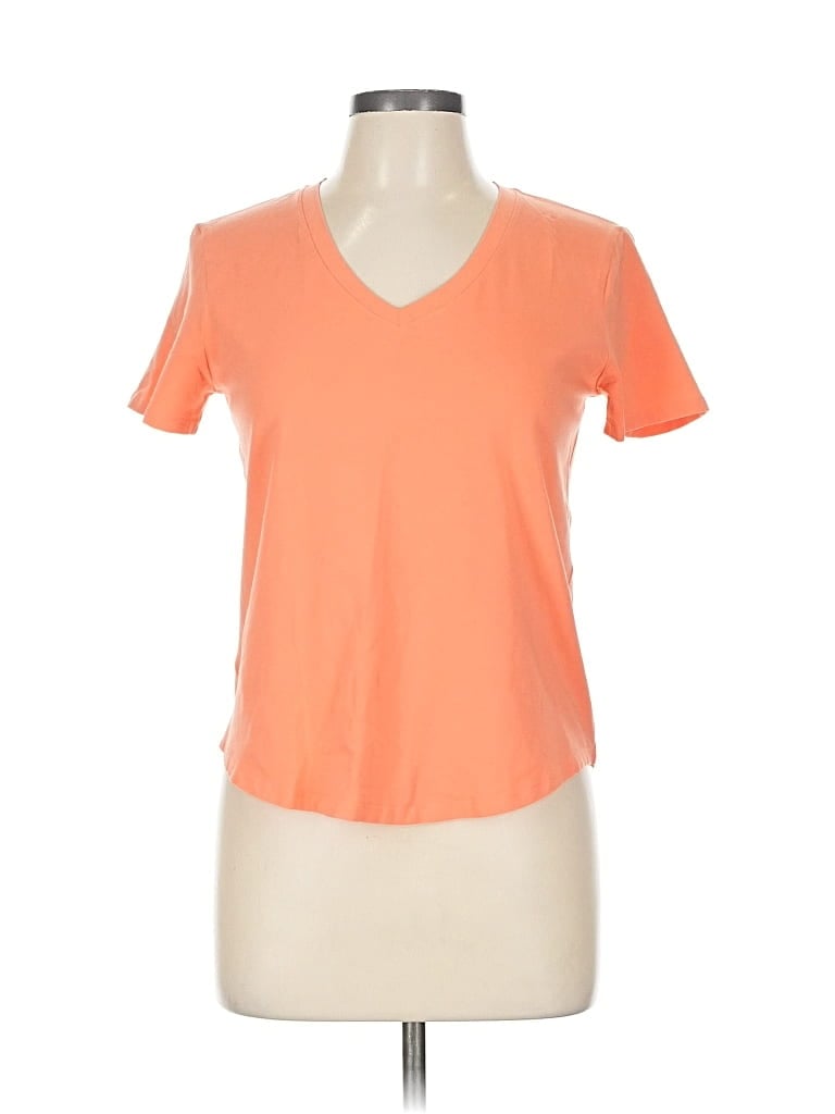 Pre-owned Lululemon Athletica Short Sleeve T-shirt In Orange