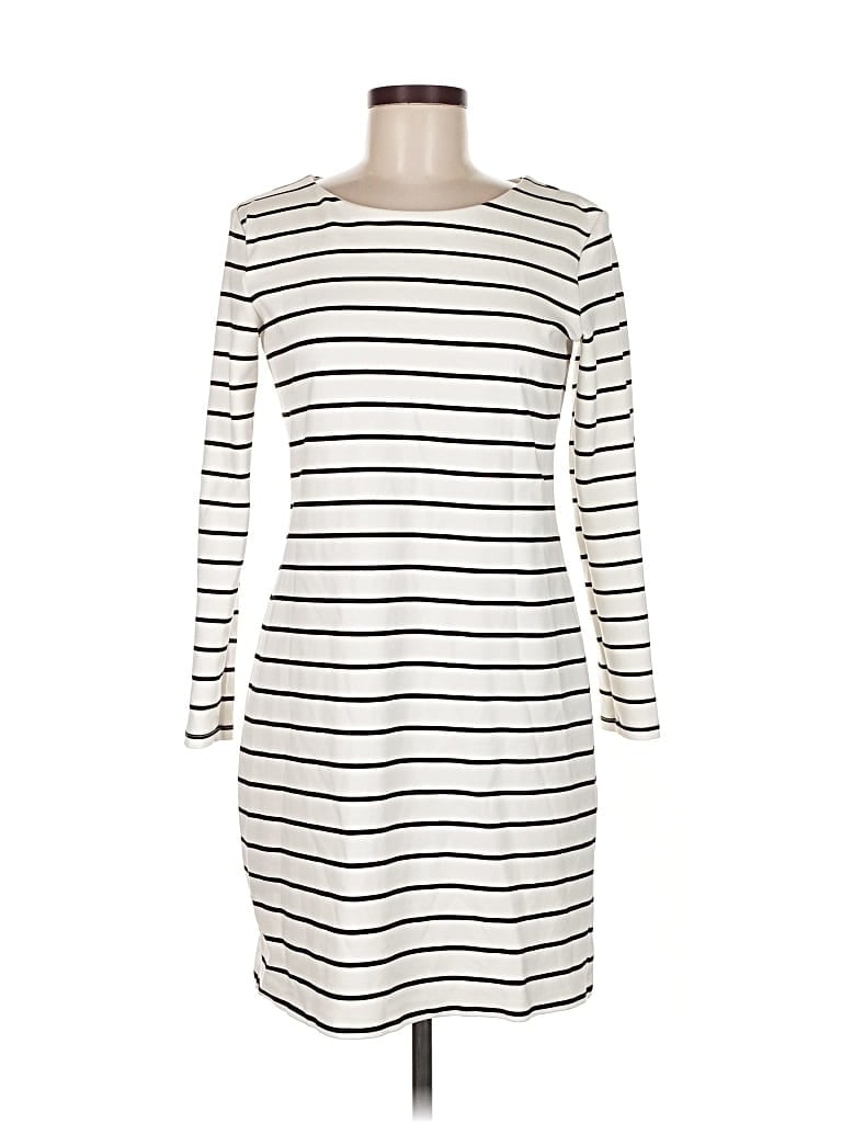 Pre-owned H&m Casual Dress In White