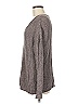 Soft Surroundings Metallic Gray Pullover Sweater Size M - photo 5