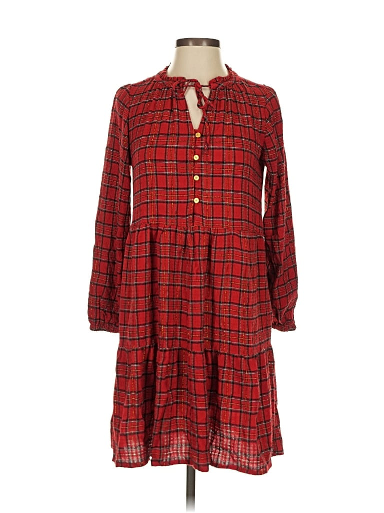 Pre-owned Ann Taylor Loft Casual Dress In Red