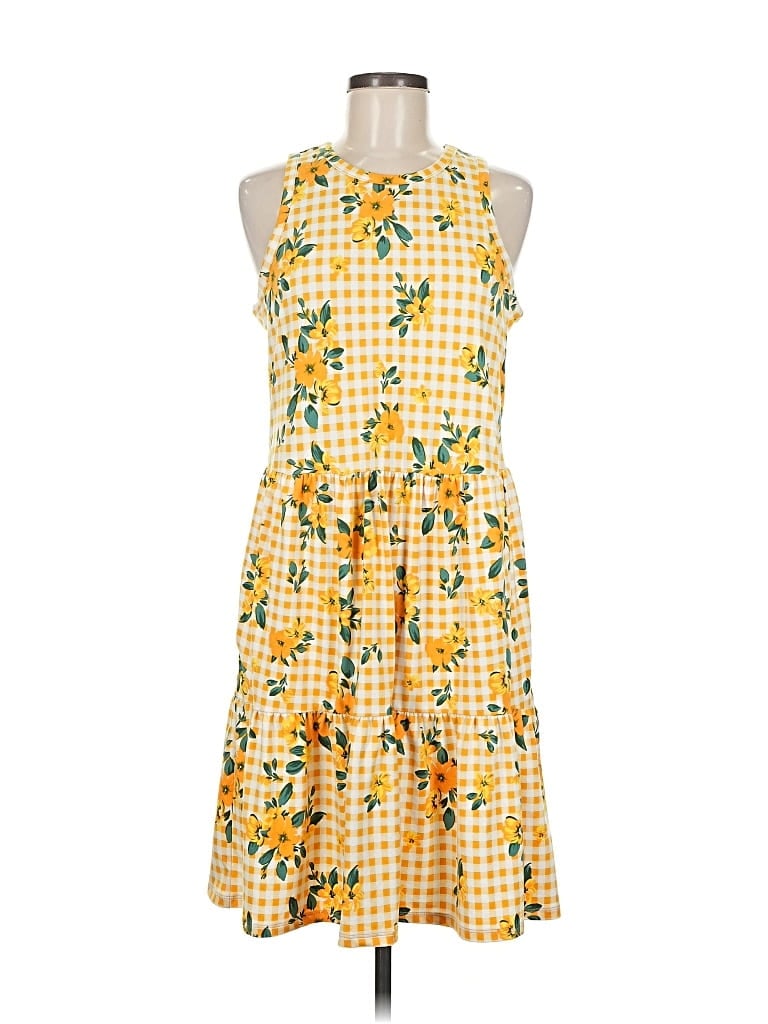 Pre-owned Market & Spruce Casual Dress In Yellow
