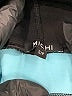 Michi Color Block Black Blue Active Pants Size S - photo 4